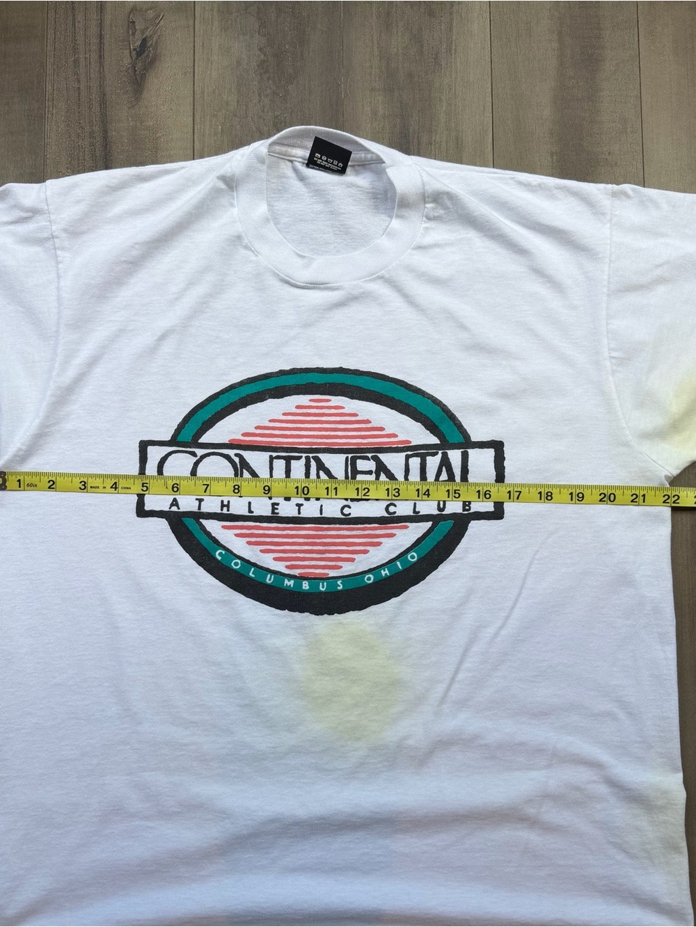 Vintage 90s Continental Athletic Club Columbus Ohio Made in USA XL Shirt - Picture 5 of 7